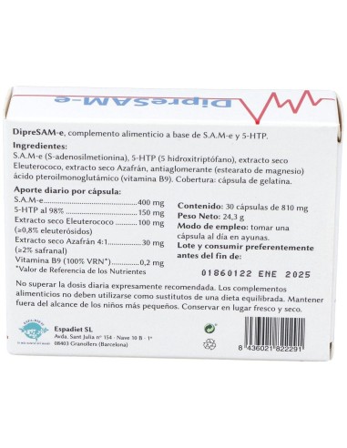 Dipresam-E 30 Cáp. de Espadiet