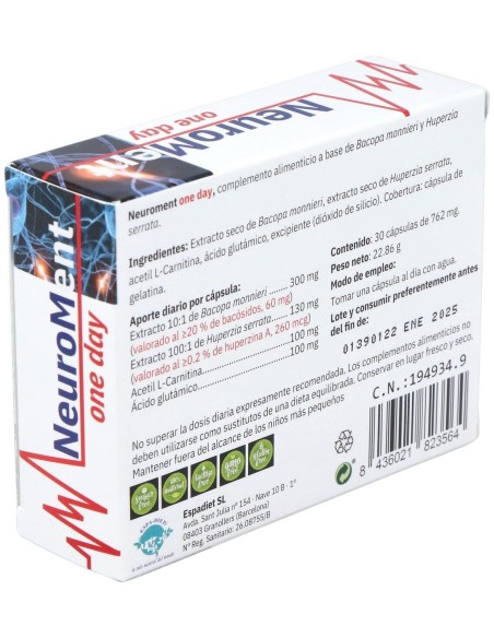 Neuroment One Day 30 Cáp. de Espadiet