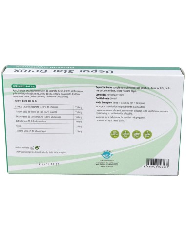 Depur Star Detox 20 Vial de Espadiet