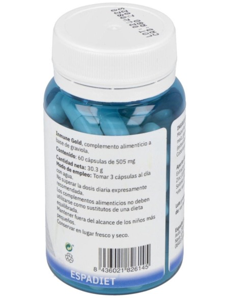 Inmune Gold 60 Cáp. de Espadiet