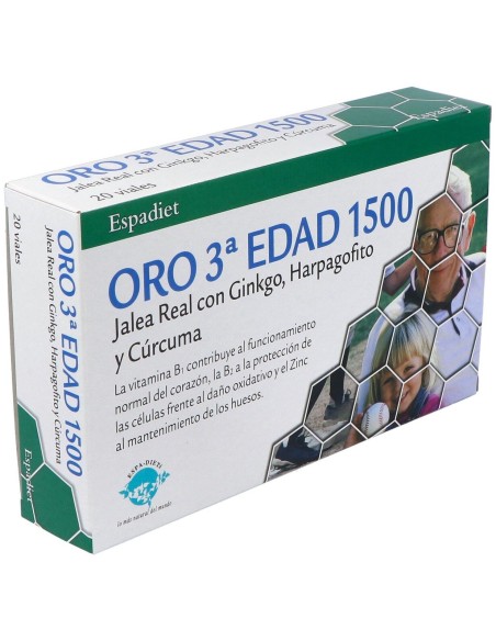 Jalea 3ª Edad 1500 Forte 20 Vial. de Espadiet