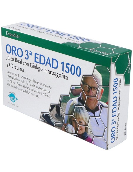 Jalea 3ª Edad 1500 Forte 20 Vial. de Espadiet