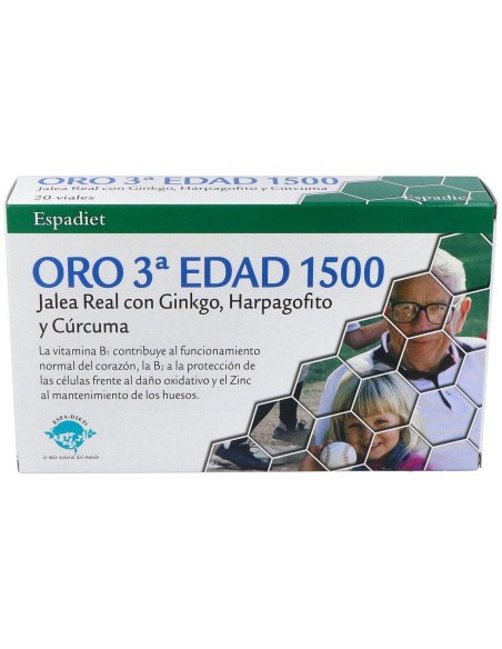 Jalea Plus 60 Oro (3ª Edad) 20Amp. de Espadiet