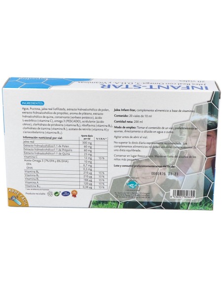 Jalea Infan + Omega 3 20 Vial. de Espadiet