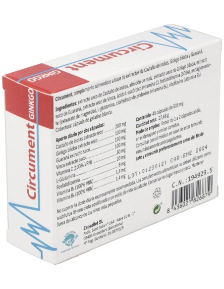 Circument Ginkgo 45Cap. de Espadiet