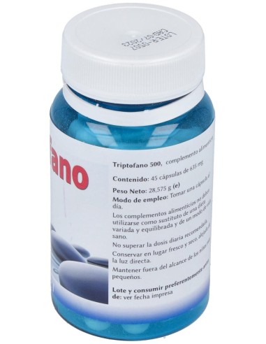 Triptofano 500 Mg 45 Cáp. de Espadiet