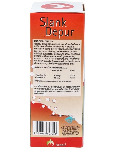 Slank Depur 250 Ml. de Reddir