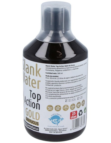 Slank Water Top Action Gold Sin Fucus 500Ml. de Espadiet