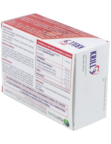 Krill-3 60Perlas de Herbovita