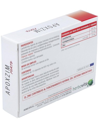 Apoxzim Forte 30Cap. de Herbovita