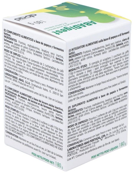 Abadigest (Vadessa) Bote 180 Gramos Kiluva - Abad