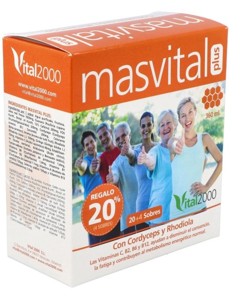 Masvital Plus 20Sbrs. de Vital 2000