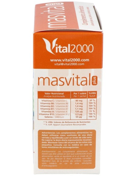 Masvital Plus 20Sbrs. de Vital 2000