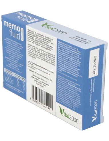 Memofluid 60Cap. de Vital 2000