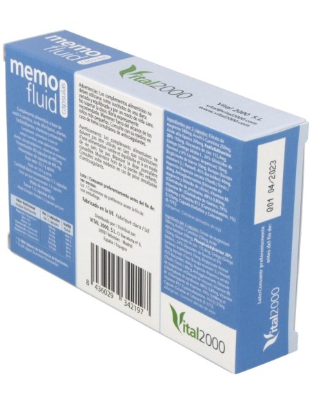 Memofluid 60Cap. de Vital 2000