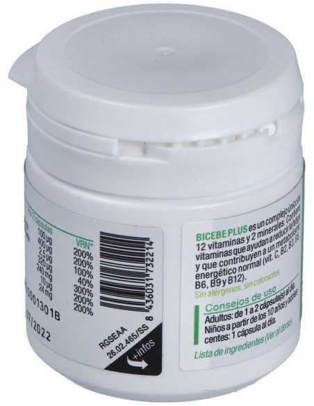 Bicebe Plus 30Cap. de Nutergia