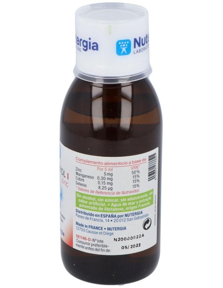Oligoviol I Zinc 150Ml. de Nutergia