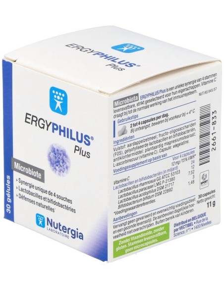 Ergyphilus Plus 30Cap. (Refrigeracion) de Nutergia