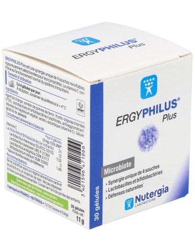 Ergyphilus Plus 30Cap. (Refrigeracion) de Nutergia
