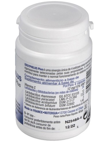 Ergyphilus Plus 60Cap. (Refrigeracion) de Nutergia