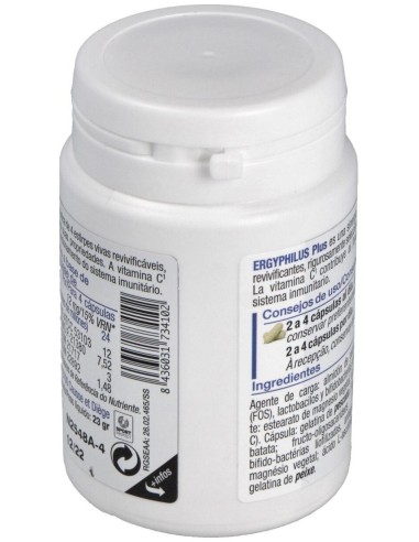 Ergyphilus Plus 60Cap. (Refrigeracion) de Nutergia