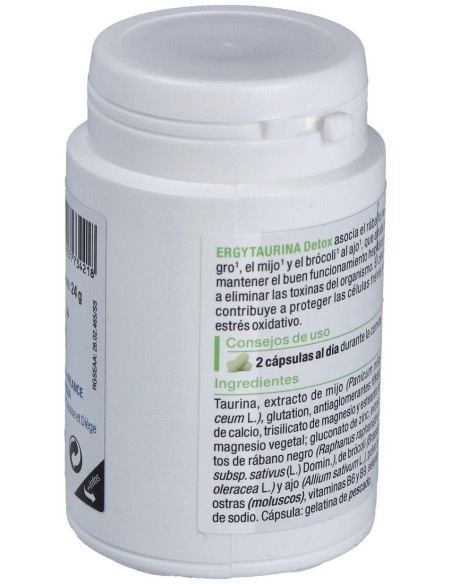 Ergytaurina Detox 60Cap. de Nutergia