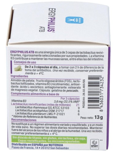 Ergyphilus Atb 30Cap. (Refrigeracion) de Nutergia