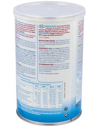 Ergynutril (Proteinas) Cafe Polvo 300Gr. de Nutergia