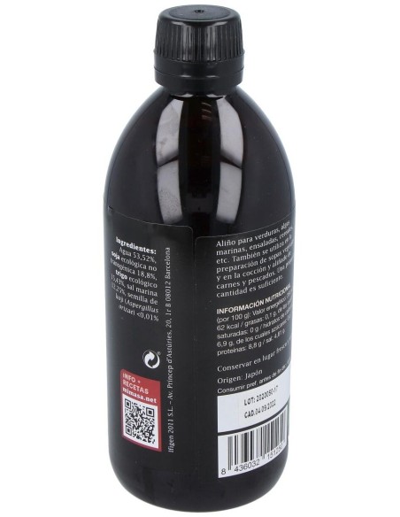 Salsa De Soja Tamari-Shoyu  500Ml. Bio de Mimasa