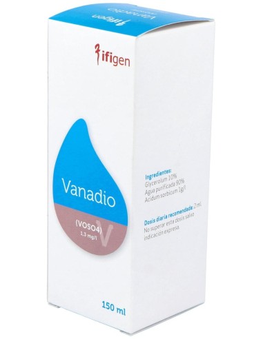 Vanadio (V) Oligoelementos 150Ml. de Ifigen