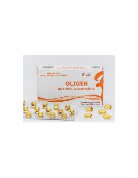 Oligen Dha 80% Tg Enzimatico 60Cap. de Ifigen