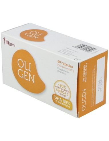Oligen Dha 80% Tg Enzimatico 60Cap. de Ifigen