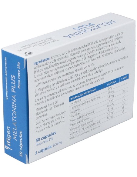 Melatonina Plus 30Cap. de Ifigen