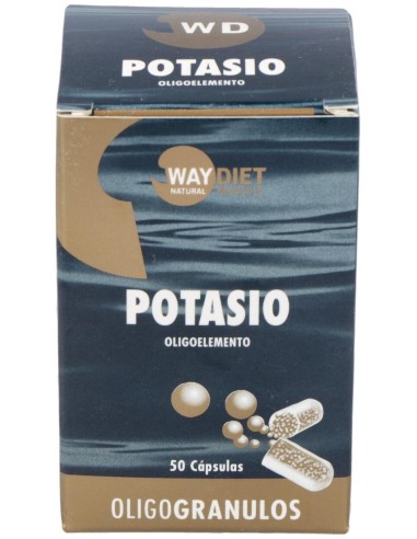 Potasio Oligogranulos 50Caps. de Waydiet Natural Products