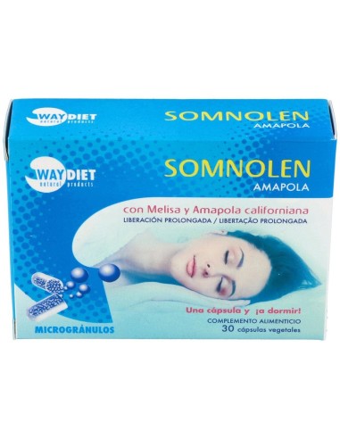 Somnolen Amapola 30Caps. de Waydiet Natural Products