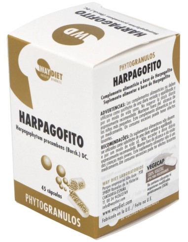Harpagofito Phytogranulos 45Caps. de Waydiet Natural Products