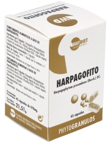 Harpagofito Phytogranulos 45Caps. de Waydiet Natural Products