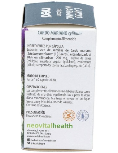 Cardo Mariano Microgranulos Neo 45Cap. de Neo