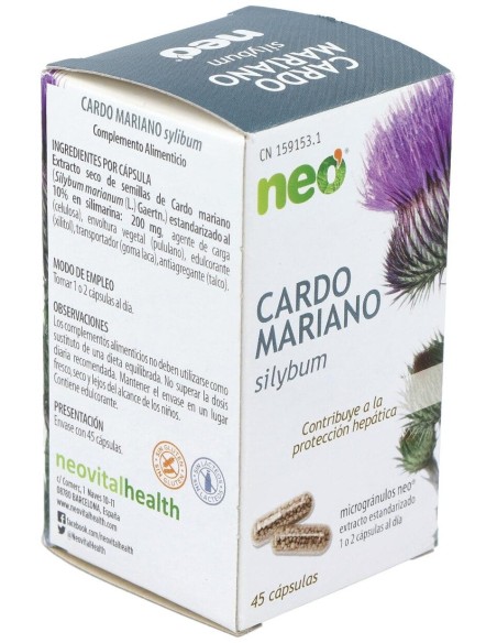 Cardo Mariano Microgranulos Neo 45Cap. de Neo