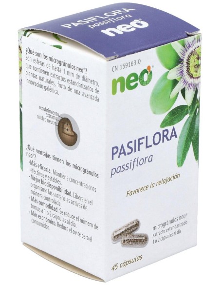 Pasiflora Microgranulos Neo 45Cap. de Neo