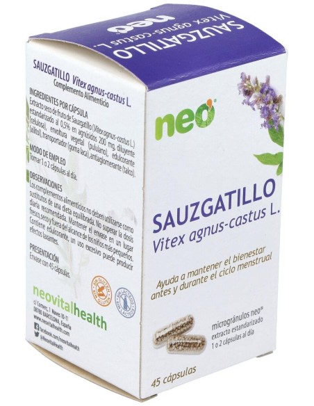 Sauzgatillo Microgranulos Neo 45Cap. de Neo