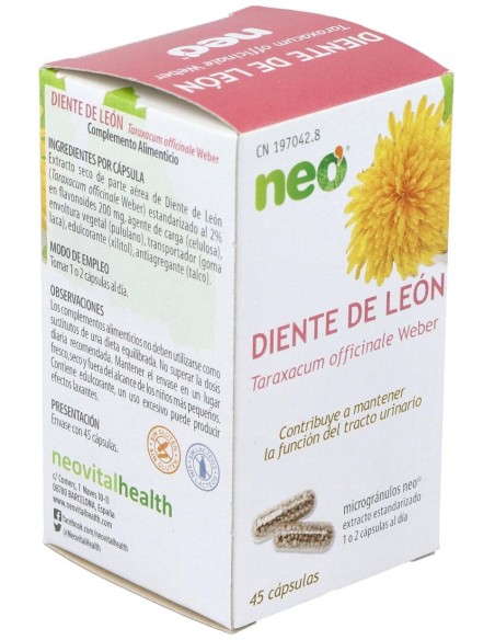 Diente De Leon Microgranulos Neo 45Cap. de Neo