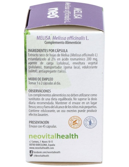 Melisa Microgranulos Neo 45Cap. de Neo