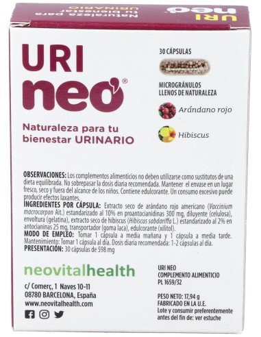 Uri Neo 30Cap. de Neo
