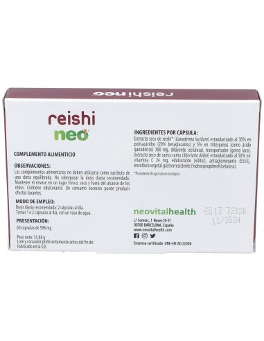 Reishi Neo 60Cap. de Neo
