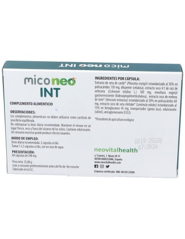 Mico Neo Int 60Cap. de Neo