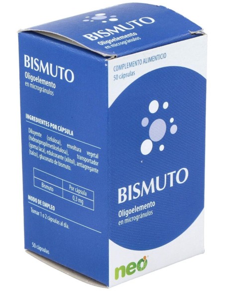 Bismuto Microgranulos Neo 50Cap. de Neo