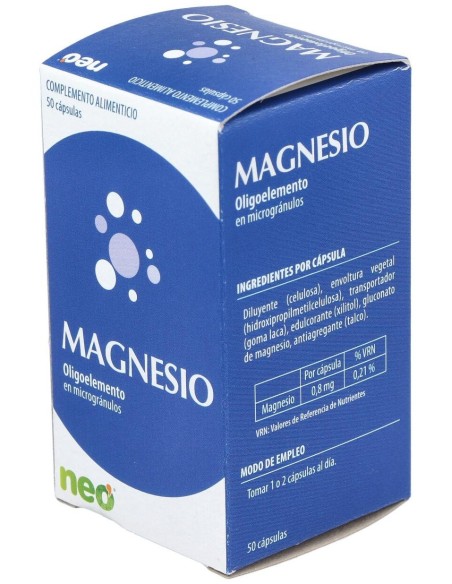 Magnesio Microgranulos Neo 50Cap. de Neo