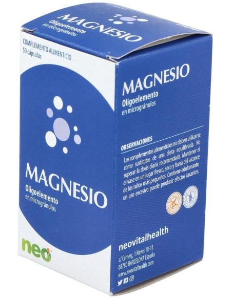 Magnesio Microgranulos Neo 50Cap. de Neo