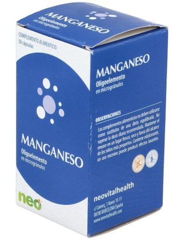Manganeso Microgranulos Neo 50Cap. de Neo